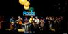 Webb leading ''The Load'' with all present artists participating.